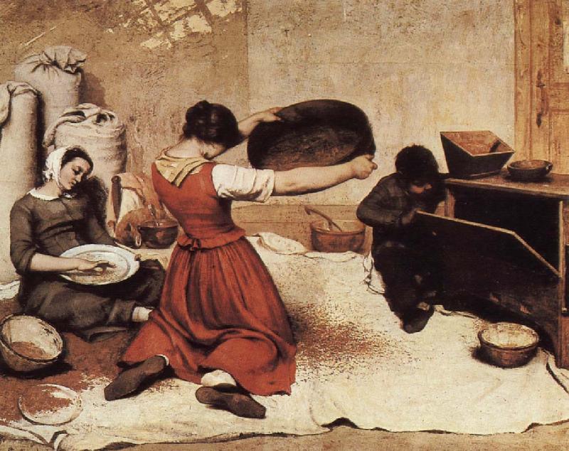 Gustave Courbet Griddle paddy